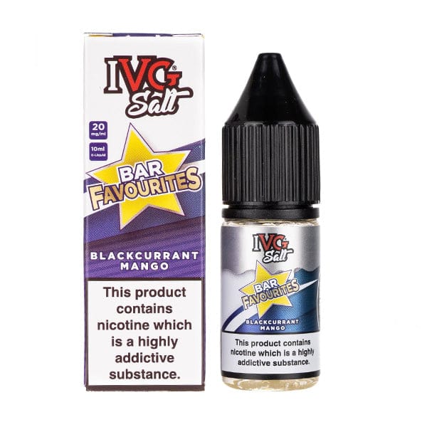 IVG - BAR FAVOURITES BLACKCURRANT MANGO - 10ml - 20mg
